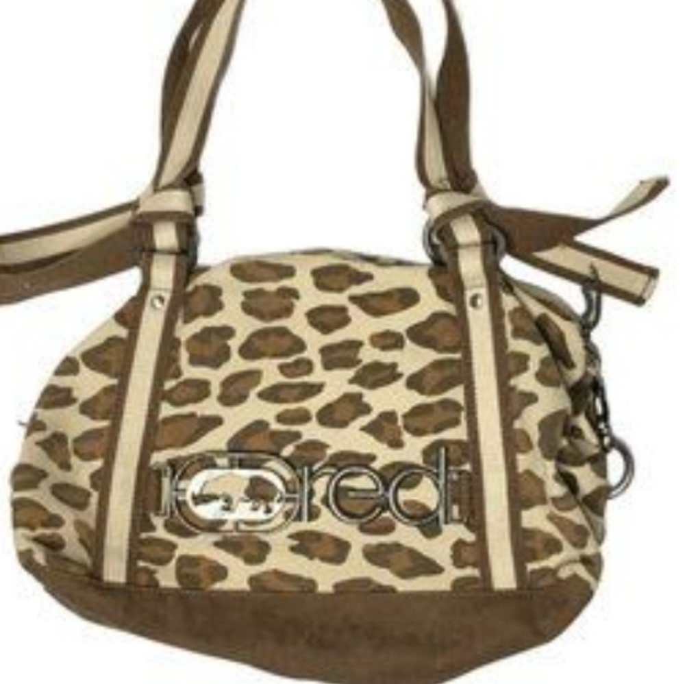 Marc ecko  Red animal print purse